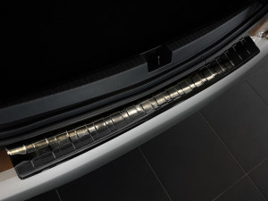 Achterbumperbeschermer | geschikt voor Dacia | Duster 18- 5d suv. | RVS zwart Zijdeglans