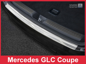 Achterbumperbeschermer | geschikt voor Mercedes-Benz | GLC-klasse Coupé 16-22 5d suv C253 | RVS rvs zilver