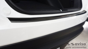 Achterbumperbeschermer | geschikt voor Mitsubishi | Eclipse Cross 17-21 5d suv. / Eclipse Cross 21- 5d suv. | RVS zwart