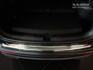 Achterbumperbeschermer | geschikt voor Seat | Tarraco 19- 5d suv. | RVS rvs zilver Zijdeglans