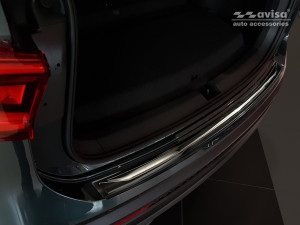 Achterbumperbeschermer | geschikt voor Seat | Tarraco 19- 5d suv. | RVS zwart Zijdeglans