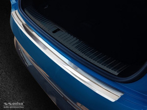 Achterbumperbeschermer | geschikt voor Audi | e-tron 18- 5d suv. | RVS rvs zilver