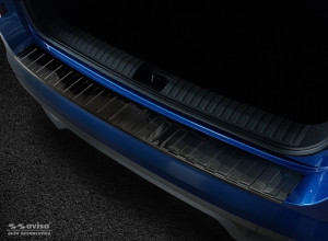 Achterbumperbeschermer | Skoda | Kamiq 19- 5d suv. | Ribs | RVS zwart