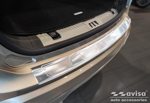 Achterbumperbeschermer | Ford | Edge 19- 5d suv. | RVS rvs zilver