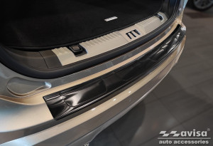 Achterbumperbeschermer | Ford | Edge 19- 5d suv. | RVS zwart