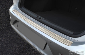 Achterbumperbeschermer | geschikt voor Volkswagen | Arteon Shooting Brake 20- 5d hat. | Ribs | RVS rvs zilver