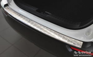 Achterbumperbeschermer | geschikt voor Mazda | MX-30 20- 5d suv. | Ribs | RVS rvs zilver