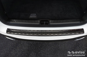Achterbumperbeschermer | geschikt voor Mercedes-Benz | GLS-klasse 19- 5d suv. | X167 | RVS zwart