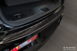 Achterbumperbeschermer | geschikt voor BMW | i3 17- 5d hat. | RVS zwart