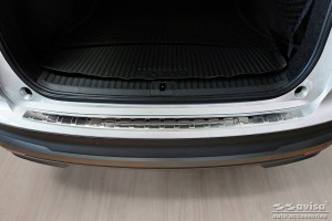 Achterbumperbeschermer | Skoda | Enyaq iV 21- 5d suv. | RVS rvs zilver