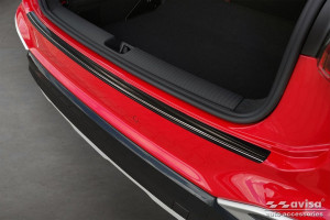 Achterbumperbeschermer | geschikt voor Audi | Q2 20- 5d suv. | facelift | RVS zwart