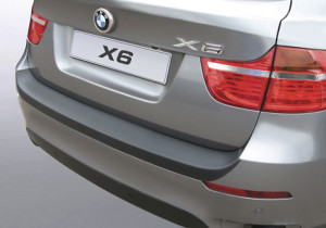 Achterbumper Beschermer | BMW X6 E71 2008-2012 | ABS Kunststof | zwart