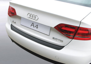 Achterbumper Beschermer | geschikt voor Audi A4 Sedan 12/2007-1/2012 | ABS Kunststof | zwart