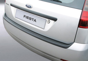 Achterbumper Beschermer | Ford Fiesta MK6 3/5-deurs 2002-2008 | ABS Kunststof | zwart