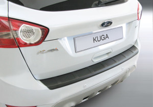 Achterbumper Beschermer | Ford Kuga MK1 2008-2013 'Ribbed' | ABS Kunststof | zwart