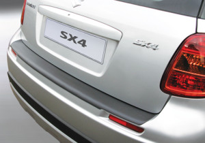 Achterbumper Beschermer | geschikt voor Suzuki SX4 Classis 4x4 2006-2013 | ABS Kunststof | zwart