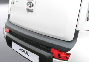 Achterbumper Beschermer | Kia Soul 2009-2011 | ABS Kunststof | zwart