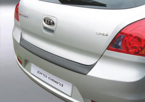 Achterbumper Beschermer | geschikt voor Kia Pro Ceed 3-deurs 2008-2012 | ABS Kunststof | zwart