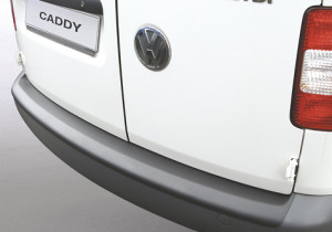Achterbumper Beschermer | geschikt voor Volkswagen Caddy II 2004-2015 (voor ongespoten bumpers) | ABS Kunststof | zwart