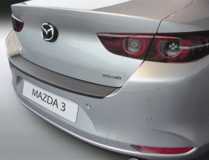 Achterbumperbeschermer | geschikt voor Mazda | 3 Sedan 19- 4d sed. | ABS Kunststof zwart