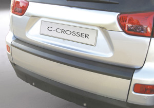 Achterbumperbeschermer RGM geschikt voor Citroen C-Crosser 07-12 5d suv | Zwart | ABS Kunststof | Onderdeel: Achterbumper