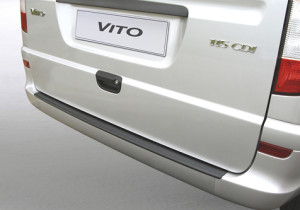 Achterbumper Beschermer | geschikt voor Mercedes-Benz Viano/Vito 2003-2014 | ABS Kunststof | zwart