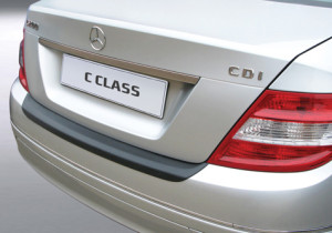 Achterbumper Beschermer | geschikt voor Mercedes-Benz C-Klasse Sedan W204 2007-2011 excl. Sport | ABS Kunststof | zwart