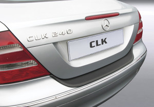 Achterbumper Beschermer | geschikt voor Mercedes-Benz CLK-Klasse 2005-2009 | ABS Kunststof | zwart