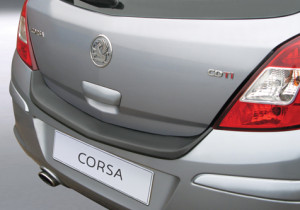 Achterbumper Beschermer | geschikt voor Opel Corsa D 5-deurs 2006-2014 | ABS Kunststof | zwart