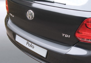 Achterbumper Beschermer | geschikt voor Volkswagen Polo 6R (3/5-deurs) 2009-2014 | ABS Kunststof | zwart