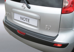 Achterbumper Beschermer | geschikt voor Nissan Note 2006-2013 | ABS Kunststof | zwart
