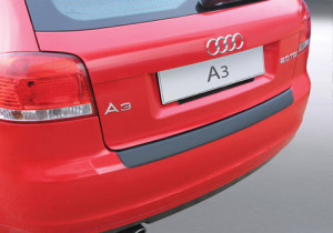 Achterbumper Beschermer | geschikt voor Audi A3/S3 8P 3-deurs 2008-2012 | ABS Kunststof | zwart