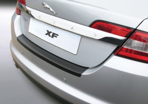 Achterbumperbeschermer geschikt voor Jaguar XF 08-11 4d sed. / XF 11-15 4d sed. | Zwart | ABS Kunststof | Onderdeel: Achterbumper