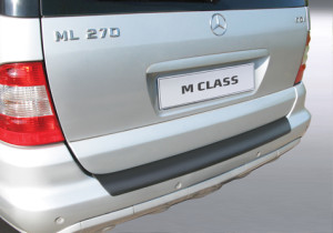 Achterbumper Beschermer | geschikt voor Mercedes-Benz ML W163 2001-2005 | ABS Kunststof | zwart