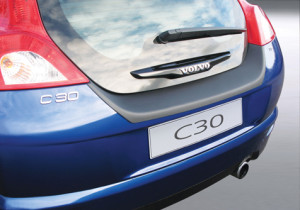 Achterbumper Beschermer | geschikt voor Volvo C30 2006-2012 | ABS Kunststof | zwart