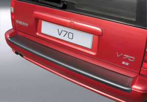 Achterbumper Beschermer | geschikt voor Volvo V70 1996-2000 (voor gespoten bumpers) | ABS Kunststof | zwart