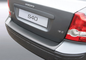 Achterbumper Beschermer | geschikt voor Volvo S40 2004-2007 | ABS Kunststof | zwart