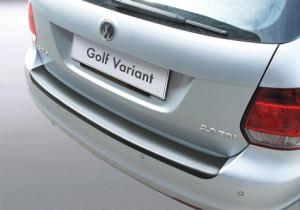 Achterbumper Beschermer | geschikt voor Volkswagen Golf VI Variant 2009-2013 | ABS Kunststof | zwart