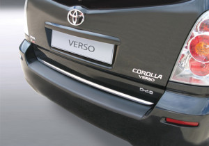 Achterbumper Beschermer | geschikt voor Toyota Corolla Verso 5-deurs 2004-2009 | ABS Kunststof | zwart
