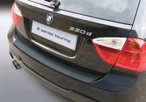 Achterbumper Beschermer | geschikt voor BMW 3-Serie E91 Touring 2005-2012 'M-Sport' | ABS Kunststof | zwart