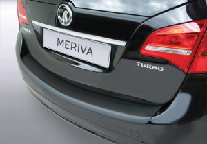 Achterbumper Beschermer | Opel Meriva B 2010- excl. OPC | ABS Kunststof | zwart