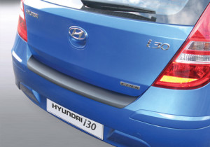 Achterbumper Beschermer | Hyundai i30 Hatchback 5-deurs 2010-2012 | ABS Kunststof | zwart