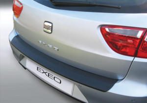 Achterbumper Beschermer | geschikt voor Seat Exeo ST 2009-2013 | ABS Kunststof | zwart