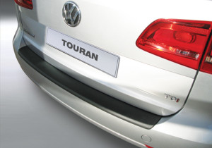Achterbumper Beschermer | geschikt voor Volkswagen Touran 2010-2015 | ABS Kunststof | zwart
