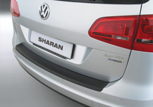 Achterbumper Beschermer | geschikt voor Volkswagen Sharan 2010- | ABS Kunststof | zwart