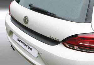 Achterbumper Beschermer | geschikt voor Volkswagen Scirocco 2008-2014 | ABS Kunststof | zwart