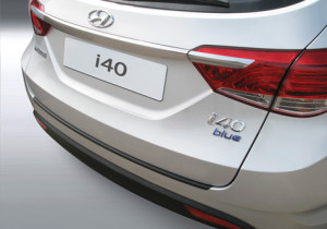 Achterbumper Beschermer | geschikt voor Hyundai i40 CW 2011- | ABS Kunststof | zwart