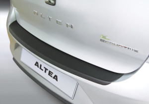 Achterbumper Beschermer | geschikt voor Seat Altea 2009-2015 (excl. FR) | ABS Kunststof | zwart
