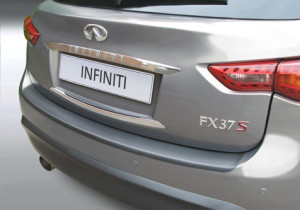 Achterbumper Beschermer | Infiniti FX 2009-2013 | ABS Kunststof | zwart