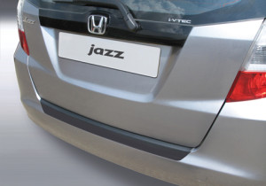 Achterbumper Beschermer | Honda Jazz 2008-2011 | ABS Kunststof | zwart